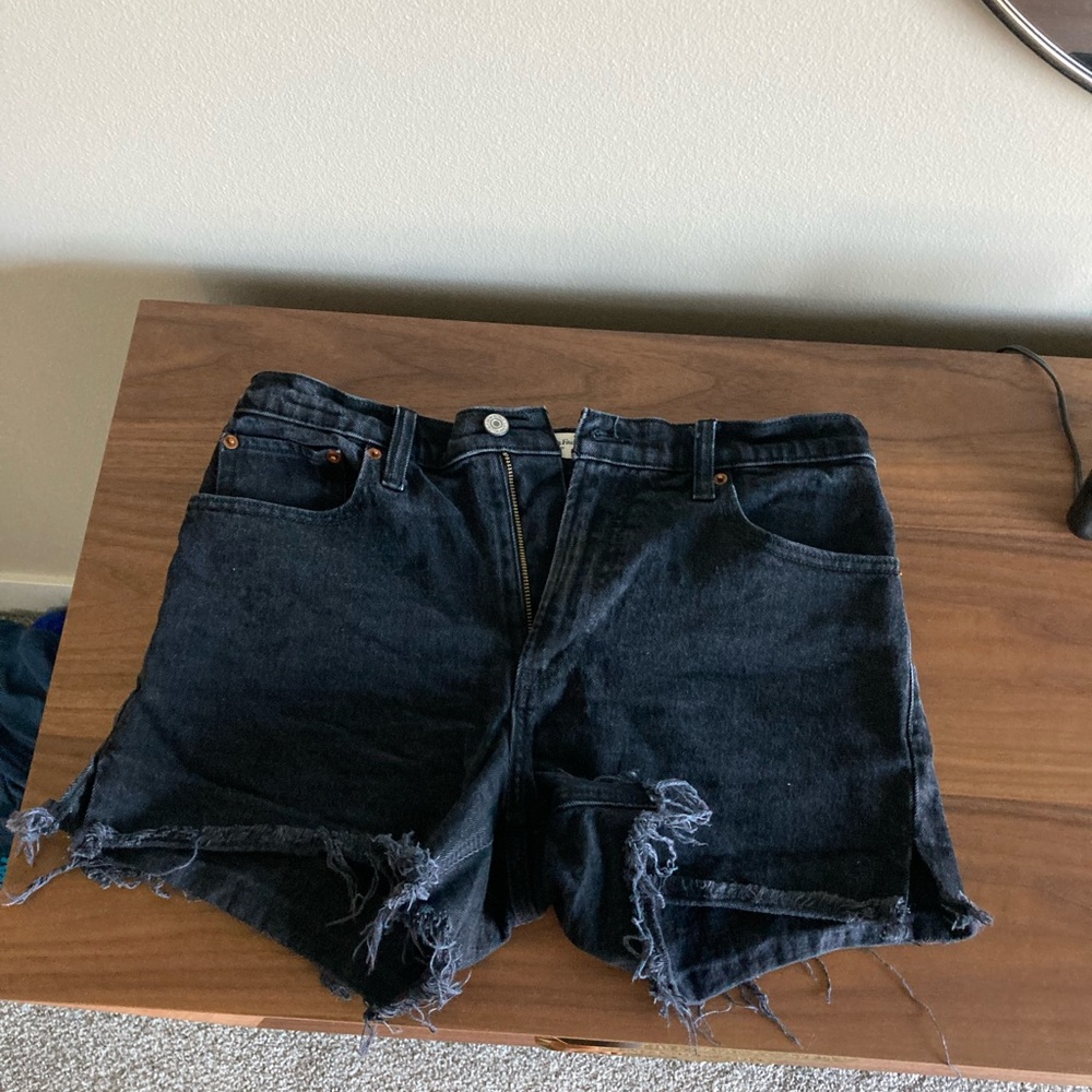 Abercrombie Black Shorts NWOT